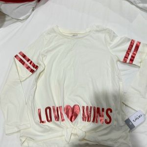 NWT- Carter’s Kids Girl’s long sleeve shirt